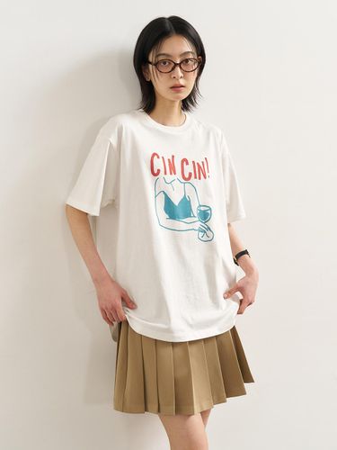 CIN CIN Regular Short-Sleeve T-Shirt [WHITE] (SBE2U01009) - GENERAL IDEA - Modalova