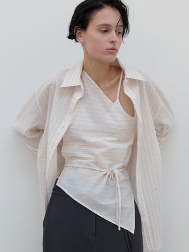 Textured Stripe Shirt [brown stripe] - OWN FEATURE COLOUR.OFC - Modalova