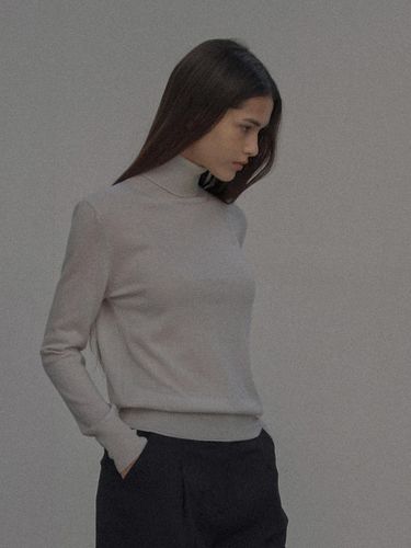 Merino Wool Turtleneck Sweater [] - TALITHA - Modalova