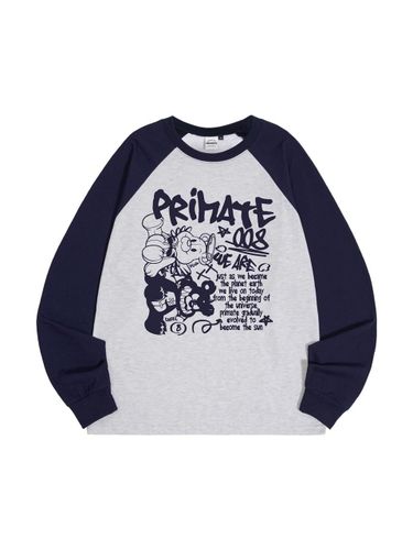 ANGELDEM Raglan Overfit Long Sleeve T-shirt [] - PRIMATE - Modalova