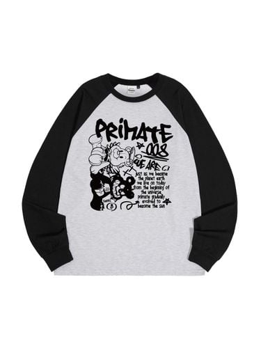 ANGELDEM Raglan Overfit Long Sleeve T-shirt [] - PRIMATE - Modalova