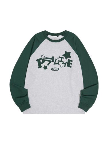 Raglan Overfit Long Sleeve T-shirt [Green] - PRIMATE - Modalova