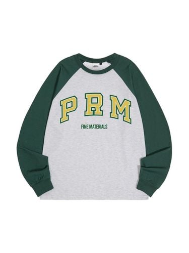 Raglan Overfit Long Sleeve T-shirt [Green] - PRIMATE - Modalova