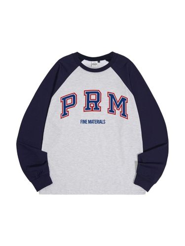 Raglan Overfit Long Sleeve T-shirt [Navy] - PRIMATE - Modalova