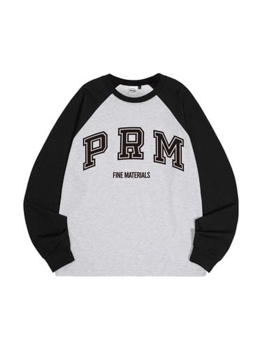 Raglan Overfit Long Sleeve T-shirt [Black] - PRIMATE - Modalova