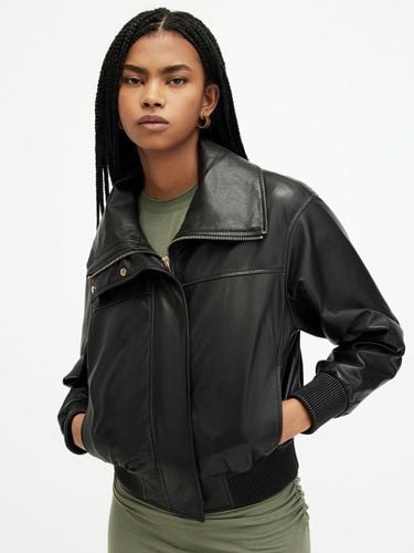 Lamb Leather Bomber Jacket (WL500Z-5) - AllSaints - Modalova