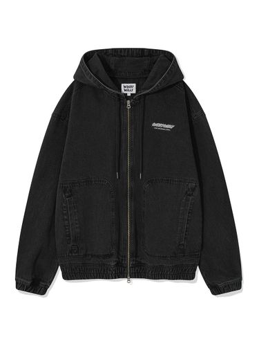 【WACKY WILLY】Women's flowy collar zip-up jacket dark navy Wacky Willy Jacket for Women | Modalova
