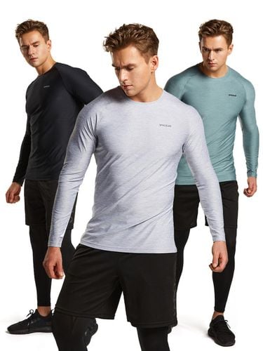 Hyperdry Stretch Long Sleeve Training T-Shirts (MTL71) - TESLA - Modalova