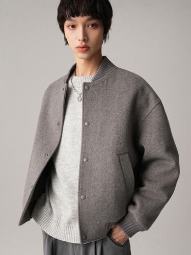 Wool Handmade Quilted Blouson Jacket [] - AVANDRESS - Modalova