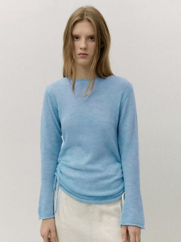 Shirring Long Elastic Sweater [Sky] - ROLAROLA - Modalova