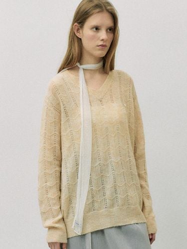 Loose Fit Skashi Transparent Sweater [Buttery Yellow] - ROLAROLA - Modalova