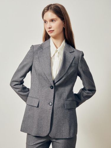 Modern Slim-fit Single Two-button Jacket (GR3M0JK901) - JJ JIGOTT - Modalova