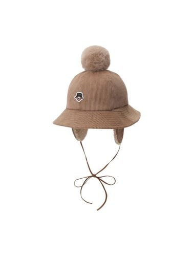 Corduroy Fleece-Lined Adjustable Bucket Hat [] (G6RAX24722BRX) - Golden Bear - Modalova