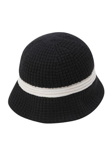 Contrast Line Wool Blend Bucket Hat [] (G6RAX24762BKX) - Golden Bear - Modalova