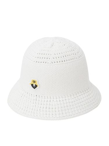 Classic Round Knit Bucket Hat [Beige] (G6RAX24121IVX) - Golden Bear - Modalova