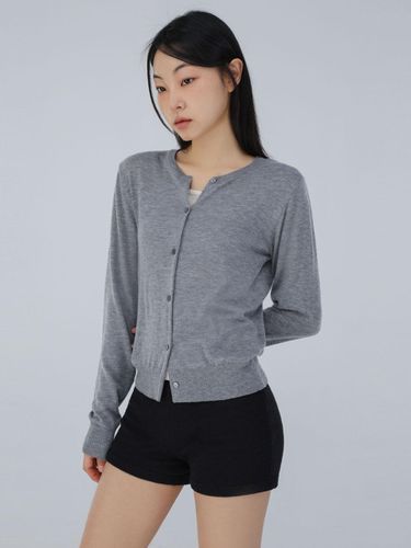 Soft Standard Cardigan [Melange] - chicks - Modalova