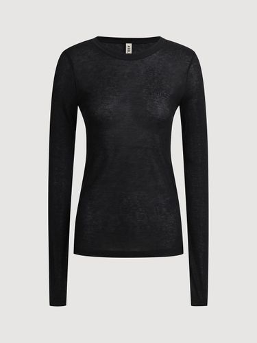 Mesh Slim Fit Long Sleeve T-shirt [] (LFTAM25835BKX) - LUCKY CHOUETTE - Modalova