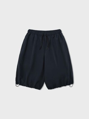 Ring Nylon Drawstring Elastic Shorts [Navy] - ANGLAN - Modalova