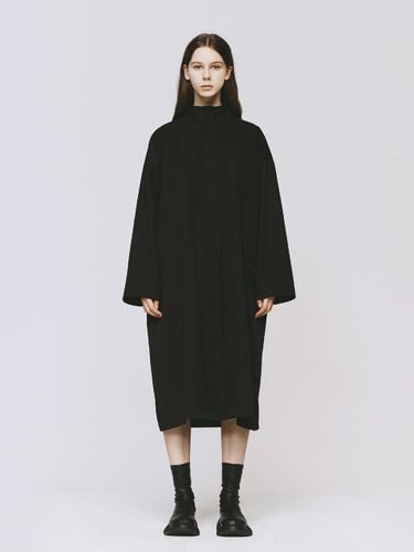 Dreamer Long Oversized Cotton Blend Coat [Black] - MONOPHOBIA - Modalova