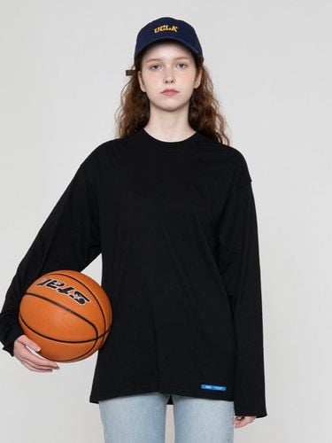 Round Neck Basic Long Sleeve T-shirt [BLACK] - UCLA - Modalova