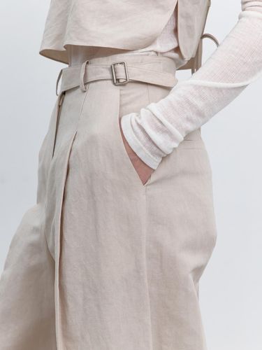ANOUK TROUSERS [LIGHT BEIGE] - PUBLICKA X - Modalova