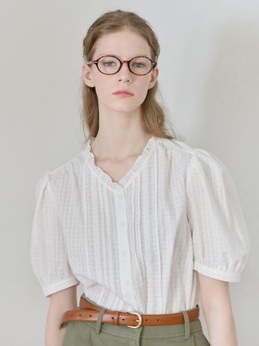 SN Winsome Blouse [WHITE/BROWN] - NILBY P - Modalova