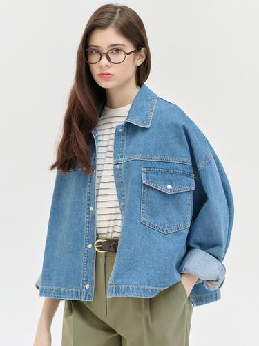 SN Denim Crop Shirts Jacket - NILBY P - Modalova