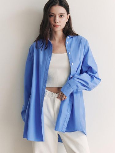 Wrap Point Shirt [Blue] - ZEROSTREET - Modalova