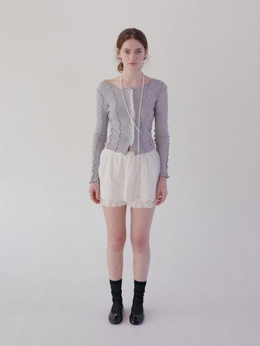 SPRING LINE MELANGE CARDIGAN [GREY] - SOFT SEOUL - Modalova