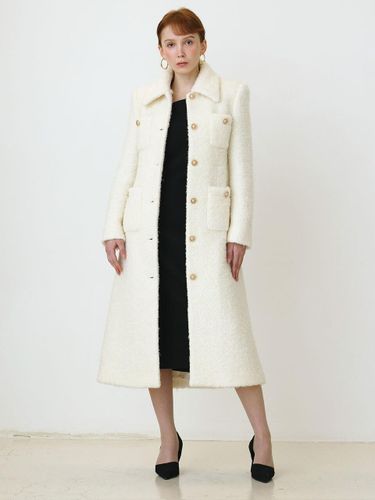 Ringu Gold Button Long Coat (YB301-WCS01) - YGBM - Modalova