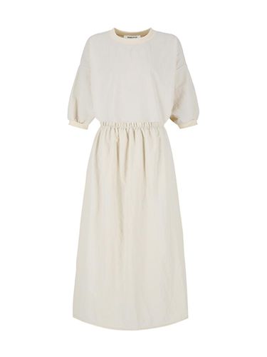 Anorak Skirt Set-up [LT-BEIGE] - QUEEN STYLE - Modalova