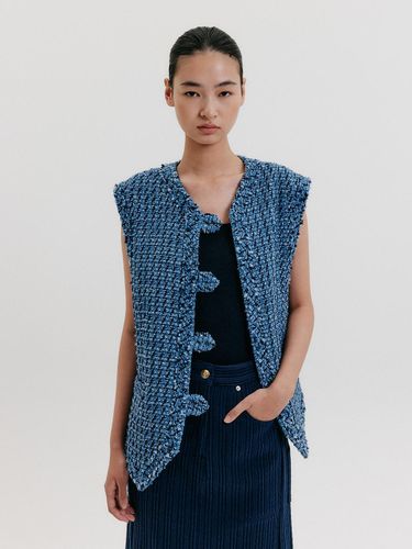 V-Neck Vest [Blue] - EENK - Modalova