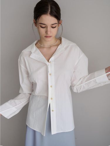 Lautre Or Ribbon Shirts [White] - L’autre de min - Modalova