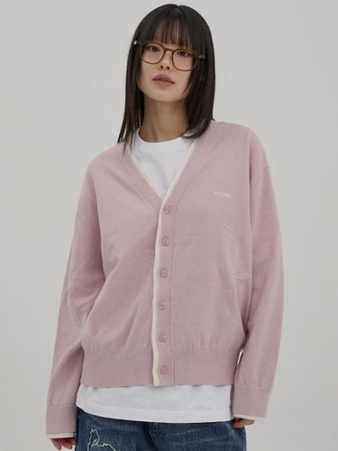 WKYK Layered Cardigan [Pink] - WAIKEI - Modalova