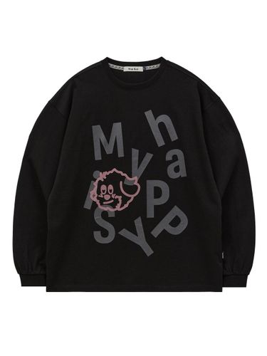 MY HAPPY IS Long Sleeve T-shirt [Black] - WAIKEI - Modalova