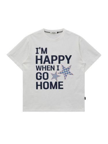 I am HAPPY Short-Sleeve T-Shirt [White] - WAIKEI - Modalova