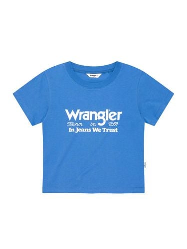 Letters Baby T-Shirt [Blue] - Wrangler - Modalova