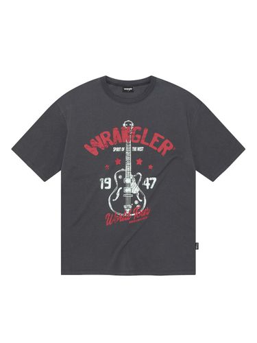 Guitar Tour T-Shirt [Charcoal] - Wrangler - Modalova