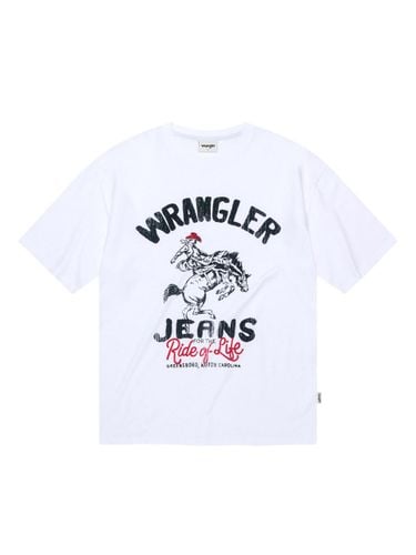 Cowboy Slogan T-Shirt [White] - Wrangler - Modalova