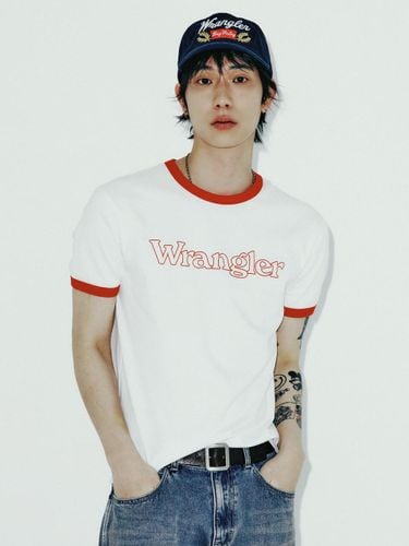 Typo Logo Ringer T-Shirt [RED] - Wrangler - Modalova