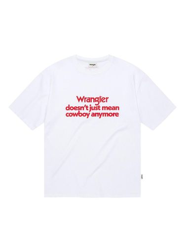 Kabel Logo Placard T-Shirt [WHITE] - Wrangler - Modalova