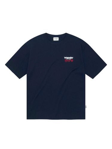 Kabel Logo With Slogan T-Shirt [Navy] - Wrangler - Modalova