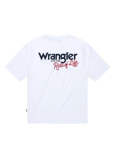 Kabel Logo With Slogan T-Shirt [White] - Wrangler - Modalova