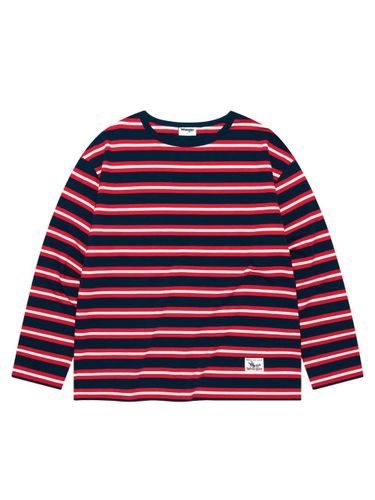 Stripe Longsleeve T-Shirt [Navy] - Wrangler - Modalova