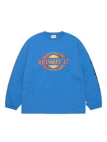 Rising Sun Longsleeve T-Shirt [Blue] - Wrangler - Modalova