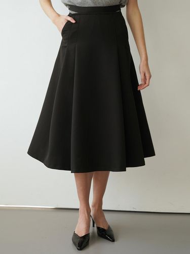 FLAIR LONG A-LINE SKIRT [BLACK] - LEIE - Modalova