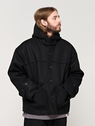 CB SEMI OVER HOOD SHORT COAT [BLACK] - CARGOBROS - Modalova