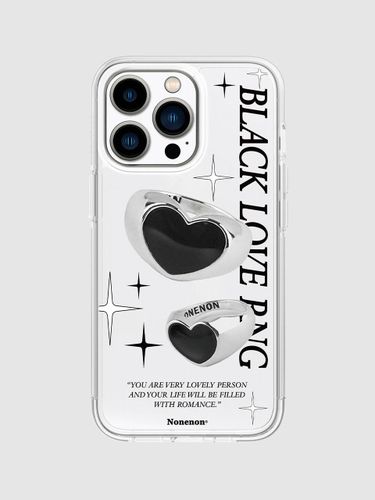 LOVE RING PHONE CASE [BLACK] - NONENON - Modalova