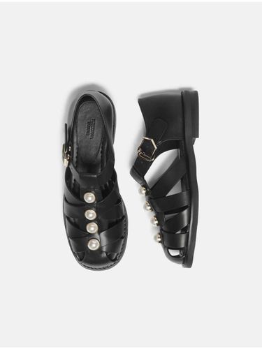【ＳＵＥＣＯＭＭＡ ＢＯＮＮＩＥ】Jewelry loafer Wave point loafer(black)_SUECOMMA BONNIE - 코오롱몰