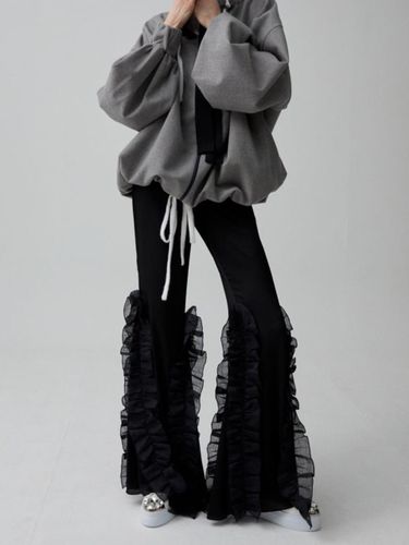 Frill Flared Pants - studio paul&company - Modalova